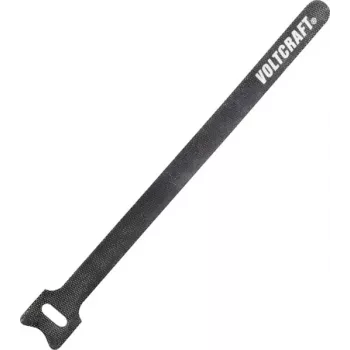 VOLTCRAFT Āķa un cilpas kabeļu saite 420mm (G x P) 420 mm x 12 mm Tumši pelēka 5 gab. (VC-10547730)
