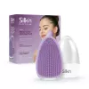 Vibrējošā suka Silk'n Bright violeta maiņstrāvas/akumulatora darbināma visiem ādas tipiem