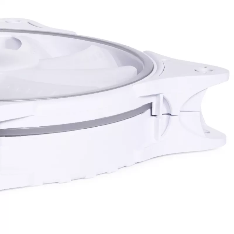 Alphacool Rise Aurora 120mm ARGB datora korpusa ventilators - balts