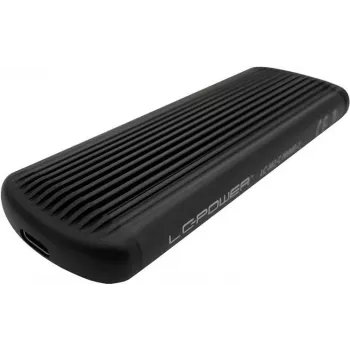 LC Power LC-M2-C-NVME-2 - ārējais M.2 NVMe SSD korpuss - USB 3.2 (Gen 2x1) - melns (LC-M2-C-NVME-2)