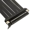 Kolink PCI Express 5.0 x16 uz x16 pagarinātāja kabelis, 180 grādu, melns - 30 cm