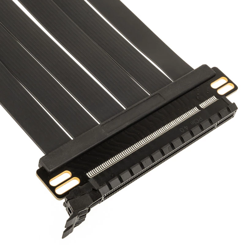 Kolink PCI Express 5.0 x16 uz x16 pagarinātāja kabelis, 180 grādu, melns - 30 cm