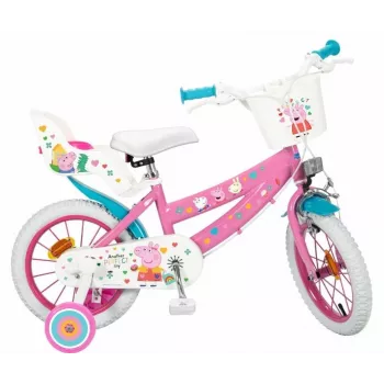 Bērnu velosipēds 14 Peppa Pig rozā 1495 TOIMSA