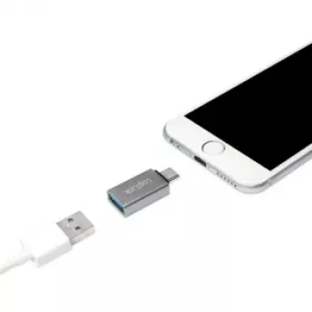 LogiLink AU0042 Adapteris no USB-C uz USB 3.2 Gen 1 A spraudni kompakta dizaina