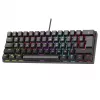 Mehāniskā tastatūra RAMPAGE PLOWER K60 ar Blue slēdžiem un RGB fona apgaismojumu