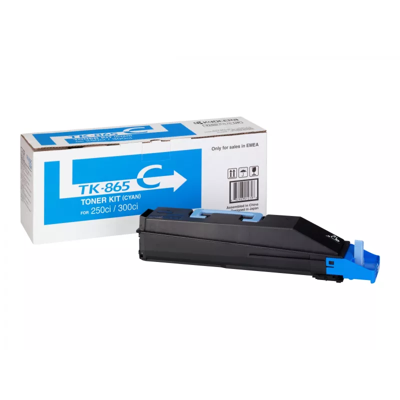 KYOCERA TK-865C tonera kasetne 1 gab. Oriģināls Ciāna