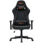 Spēļu krēsls CANYON Irida RGBCH03 RGB melns ar ergonomisku dizainu, regulējamiem roku balstiem, atgāžamu atzveltni