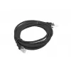 Patch kabelis UTP Lanberg PCU6-10CC-0300-BK (RJ45 - RJ45, 3m, UTP, Cat. 6, krāsa: melna) (PCU6-10CC-0300-BK)