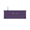 NATEC Fury Gaming Keyboard Kanabo K2 US balti izgaismota mehāniskā pelēki violeta
