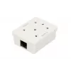 Extralink virsmas ligzda, 1x RJ45 CAT5E UTP