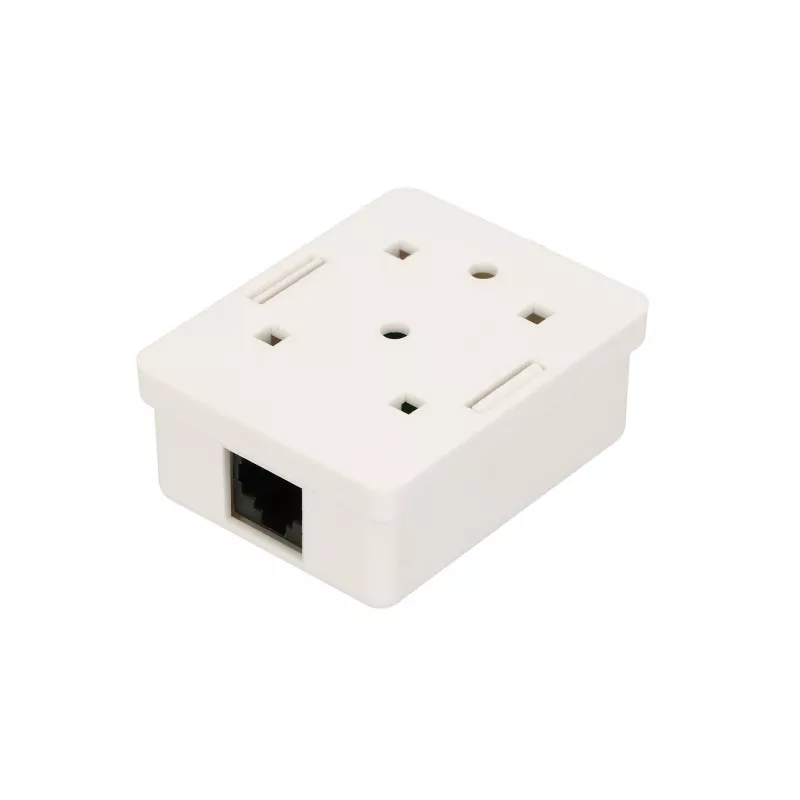 Extralink virsmas ligzda, 1x RJ45 CAT5E UTP
