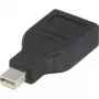 DisplayPort adapteris Renkforce 1391524 — 1x Mini-DisplayPort spraudnis uz 1x DisplayPort ligzdu, melns