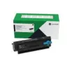 tonera kasete Lexmark 55B2000 2000 lapas Melns