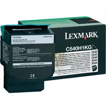 Toner Lexmark HY melns LCCP C540 2500 lapas
