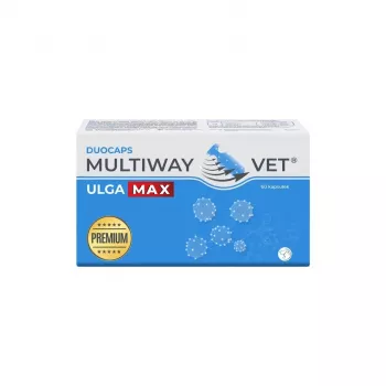 Vērpjamās kapsulas JM Sante Multiway Vet Duocaps Ulga Max – 60 gab., stresa un diskomforta mazināšanai pieaugušiem suņiem un kaķiem, 150 g