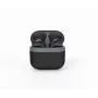 Bluetooth headset GEMBIRD TWS-02-BK, in-ear TWS, Melns/pelēka, up to 5 h playtime, built-in microphone, charging case