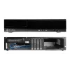 SilverStone MILO ML03 - Galda dators - Mikro-ATX - bez barošanas bloka (ATX / PS/2) - Melns - USB/Audio (SST-ML03B-R)