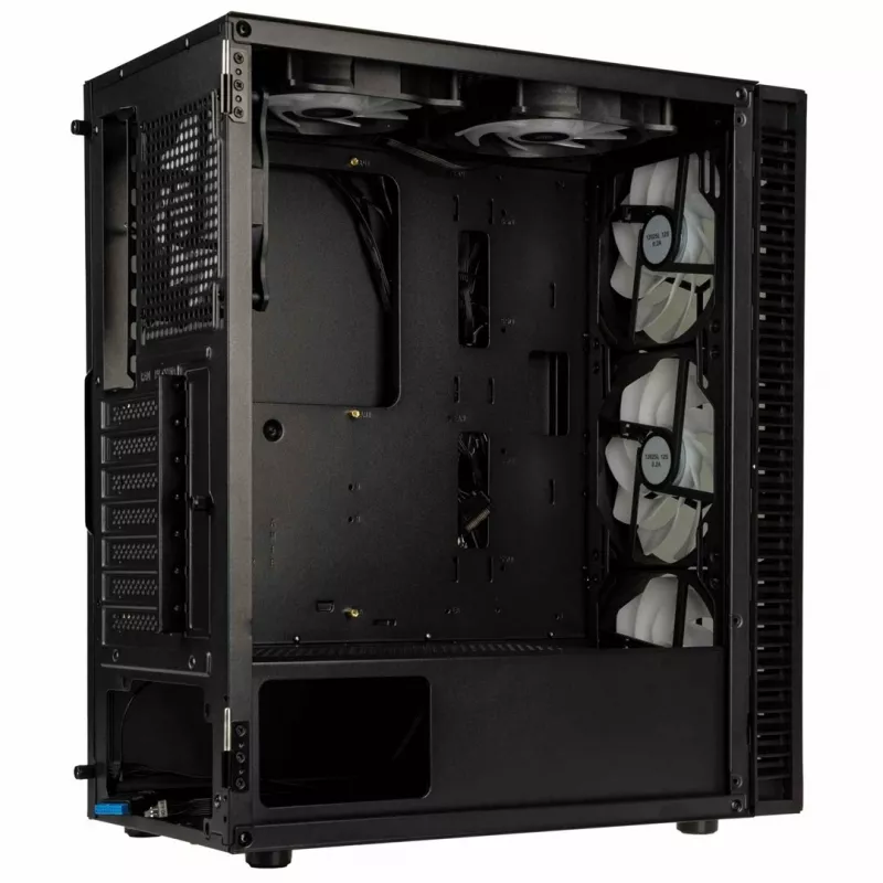 Kolink Observatory HF Glass ARGB Midi-Tower - melns