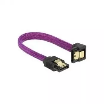 SATA kabelis DeLOCK 83693 0,1 m purpursarkans