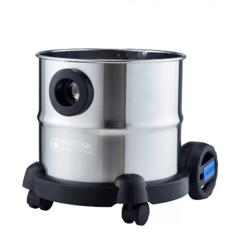 Nilfisk MULTI II 22 Nerūsējošā tērauda tvertnes putekļsūcējs Sausai un mitrai tīrīšanai 1200 W Putekļu maisiņš