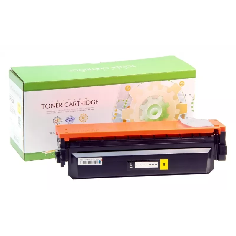 Saderīgs Static Control Hewlett-Packard (CF412X) / Canon CRG 046H dzeltens, 5000 lpp.