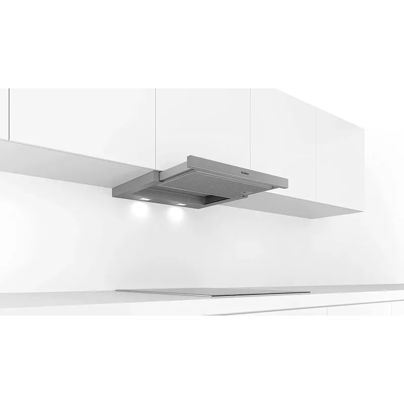 Bosch Serie 4 DFL064A52 tvaika nosūcējs Daļēji iebūvēts (izvelkams) Nerūsējošais tērauds 271 m³/h