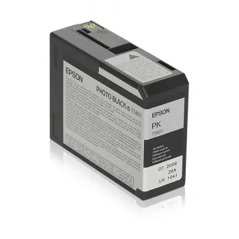Epson Singlepack Photo Melns T580100, Photo Melns, uz krāsvielas bāzes veidota tinte, 80 ml, 1 gab.