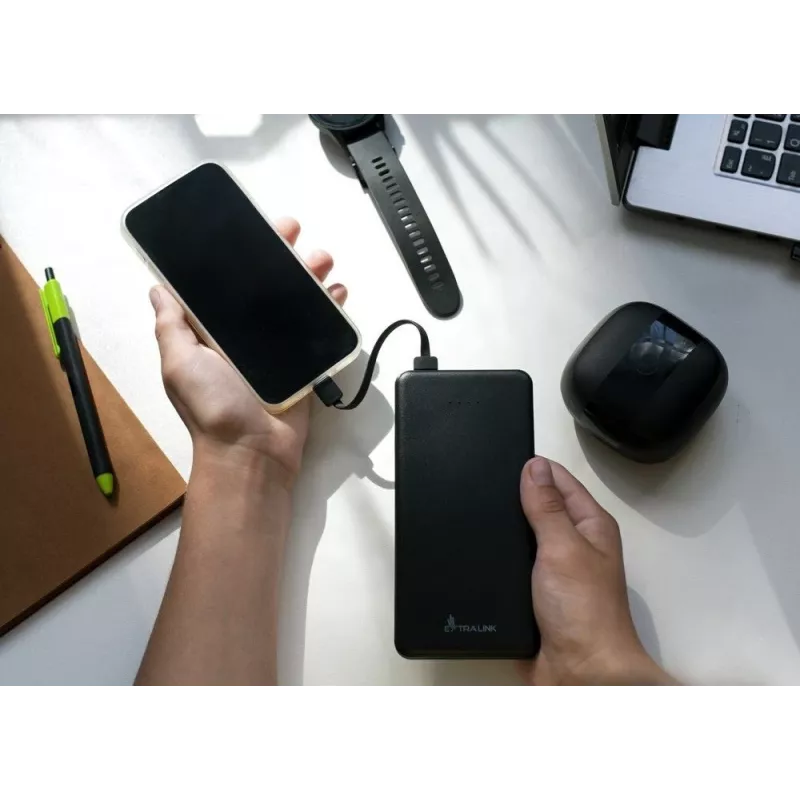Pārnēsājamais ārējais akumulators Extralink EPB-078B 10000mAh