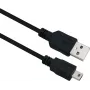 USB kabelis helos 288316 — USB A spraudnis uz Mini-USB B 2.0, 3 m garš