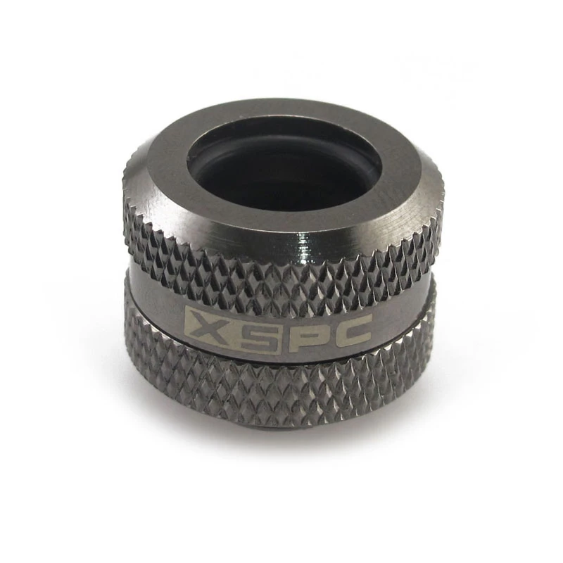 XSPC Savienotājs G1/4 uz 14mm Hardtube, melns hroms - 8 gab.