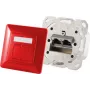 Kontaktligzda 2x RJ-45 ShiverPeaks 74280-R Cat6a 500 MHz sarkana metāla matēta
