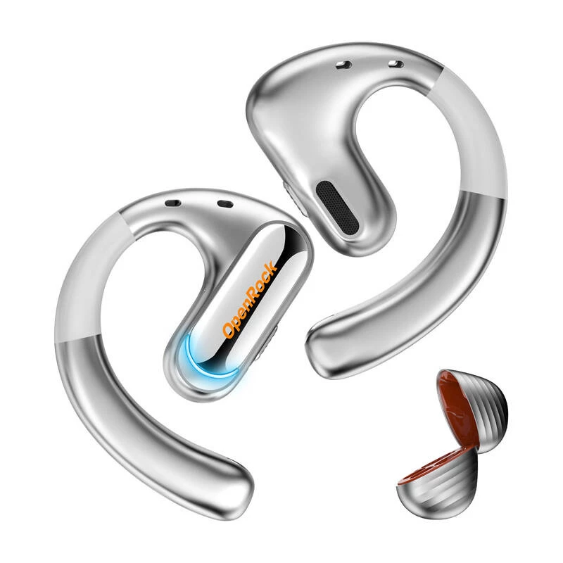 OWS OneOdio OpenRock Pro bezvadu austiņas (sudraba)