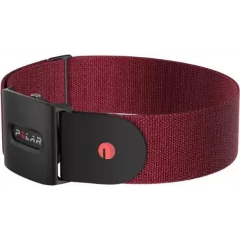 Pulsometrs Polar Verity Sense M-XXL sarkans Bluetooth savienojums, novietojums uz krūtīm, rokas vai deniņiem