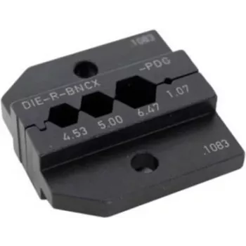 Neutrik Matrize DIE-R-BNCX-PDG melna 1 gab. (DIE-R-BNCX-PDG)