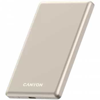Canyon OnPower 505 - Powerbank - 5.000 mAh - ieeja USB-C - izeja USB-C PD 20W + bezvadu magnēts 1