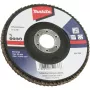 Makita - slīpēšanas disks - metālam, krāsainajiem metāliem, polivinilhlorīdam (PVC) - 125 mm - Graudainība: A40 (D-63476)