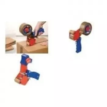tesa Packer rokas dozators 50 mm x 66 m spolēm, zili-sarkans (56402-0-0- 56402-00002-00) (56402-00002-00)
