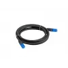 LANBERG Cat6a S/FTP RJ-45 tīkla kabelis PCF6A-10CC-0500-BK, 5 m, LSZH, 26 AWG, CCA, melns