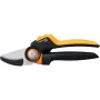 Fiskars X-Series P941 dārza šķēres ar laktu, melnas, oranžas