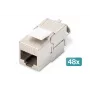 Digitus CAT 6A Keystone Module ekranēts bezinstrumentu modulis 48 gab.