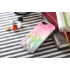 iKins aizsargmaciņš Apple iPhone 8/7 – ūdens ziedu raksts, balts