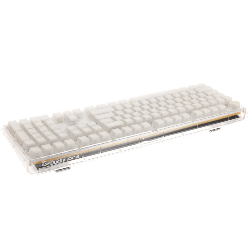 Ducky One 3 RGB tastatūra Gaming USB QWERTY US English balta