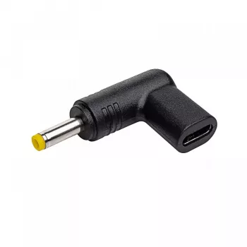 savienotāju adapteris Akyga AK-ND-C04 USB-C uz 4,0 x 1,7 mm melns