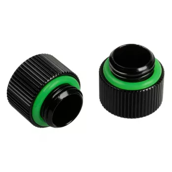 Fittings BitsPower Touchaqua — misiņš, melna apdare, 10 mm platums