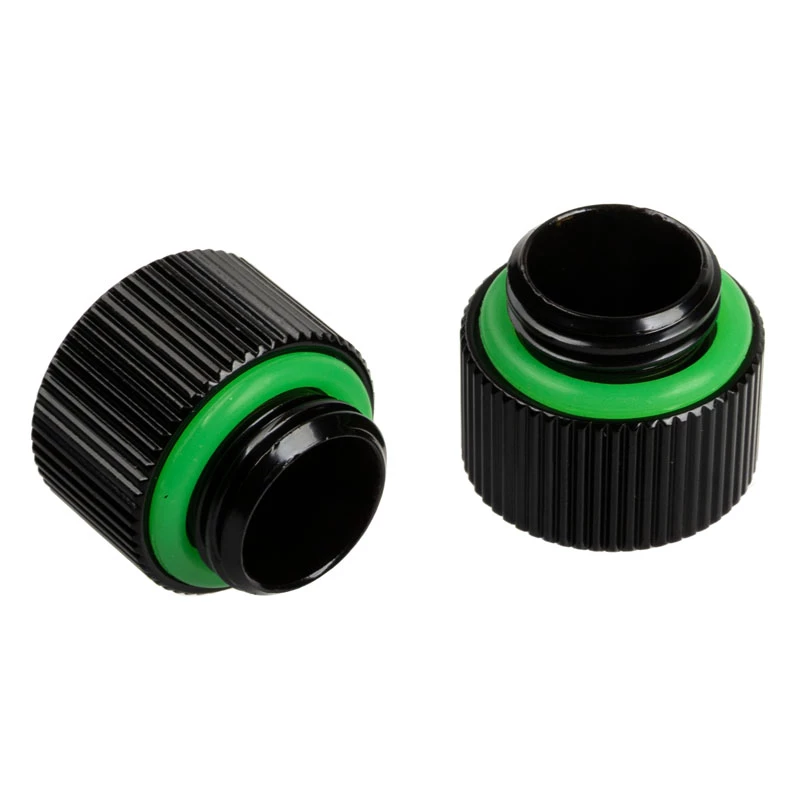 Fittings BitsPower Touchaqua — misiņš, melna apdare, 10 mm platums