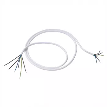 Kabelis Bachmann H05VV-F 5G 2,5 mm² balts 3 m