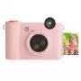 Momentfoto kamera Kodak SMILE+, 2 x 3 collas, rozā — 2x3 collu ZINK izdrukas, iebūvēts uzlādējams akumulators