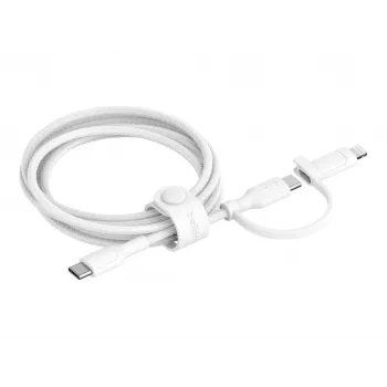 USB kabelis Belkin BoostCharge Pro 1.5m USB C USB C/Lightning Balts
