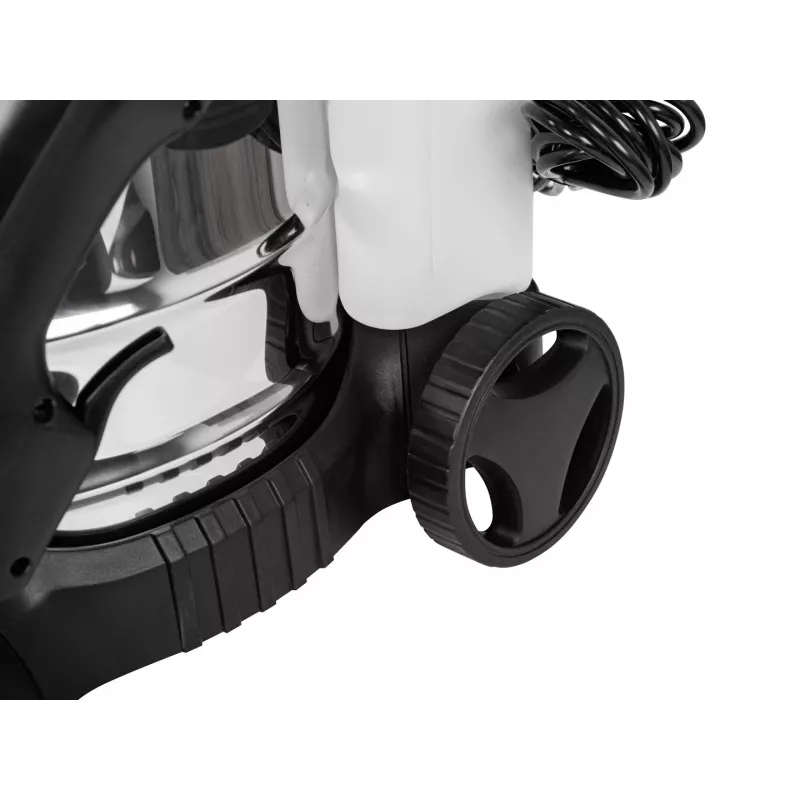Ride-on mazgājamais putekļsūcējs BLOW WDC2300 — netīrais ūdens 25 L, tīrais ūdens 4.5 L, 1.5 m šļūtene, 6 m vads, 7.35 kg