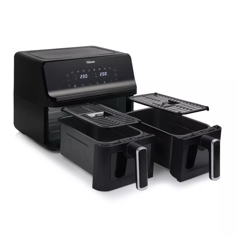 Karstā gaisa fritieris Tristar FR-9040 8 L 2700 W dubultais melns